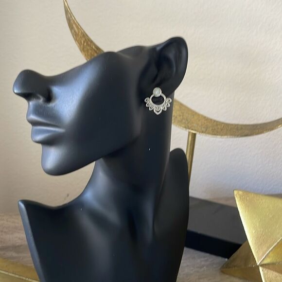 Elegant Silver Earrings N975 - Picture 4 of 4